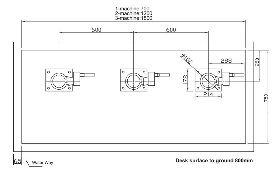 Gang Type Drilling and Tapping Machine with Coolant