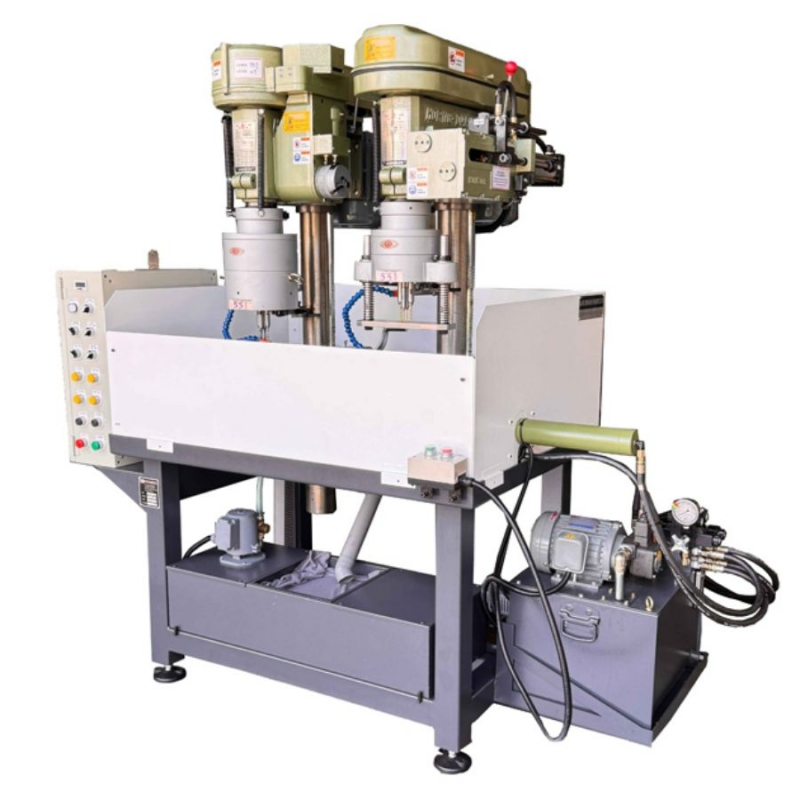 多軸鑽孔攻牙機-油壓滑台-PLC系統