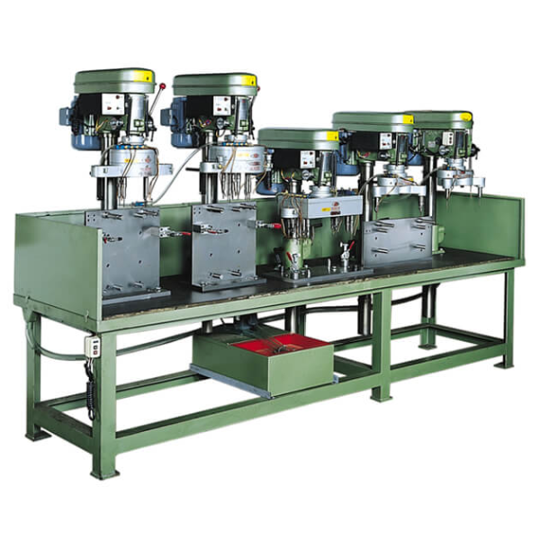 Gang Type Drilling and Tapping Machine with Coolant