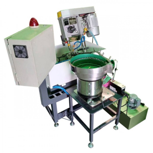 Automatic Tapping Machine with Vibratory Bowl Feeder